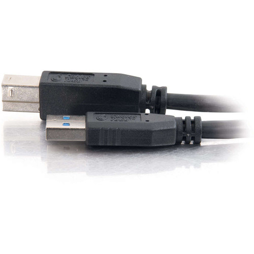 C2G 6.5' (2 m) USB 3.1 Gen 1 A Male to B Male Cable (Black)