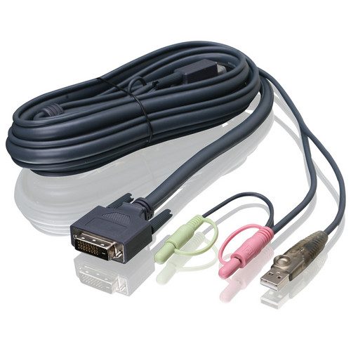 IOGEAR 6' Dual-Link DVI KVM Cable