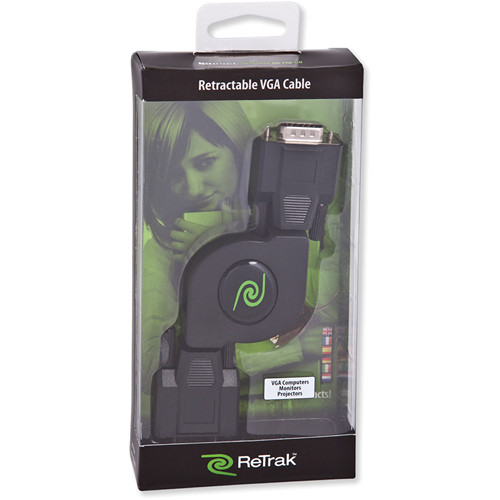 ReTrak Retractable VGA Cable (5')