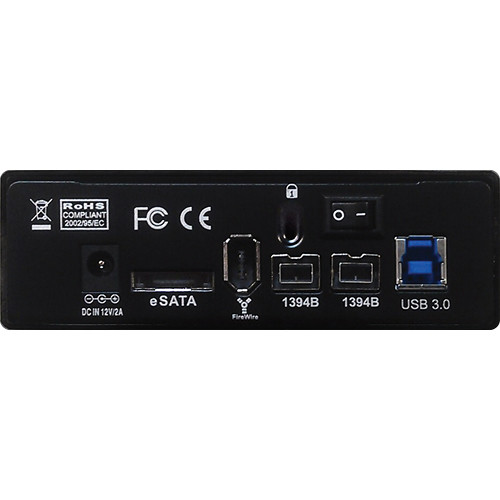 Fantom 3TB G-Force Quad USB 3.0/2.0, eSATA, FireWire 800/400 External Hard Drive