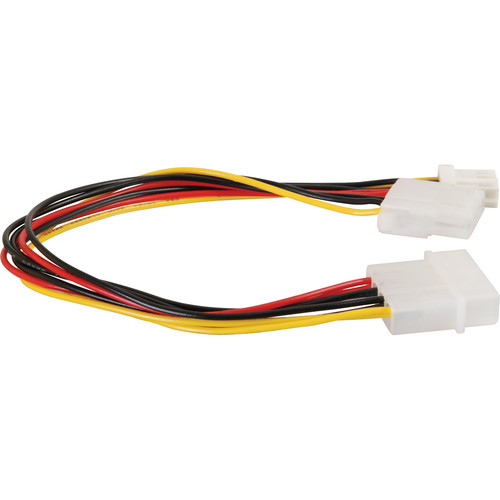 C2G 4-pin Molex (LP4) Male to 4-pin Floppy Power Male and 4-pin Molex (LP4) Male Internal Power Cable (10