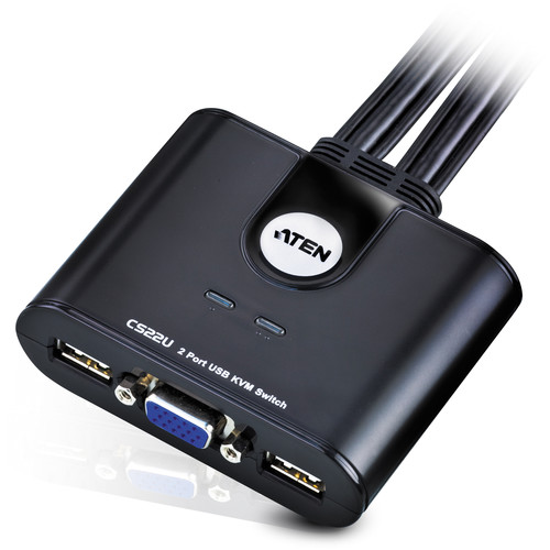ATEN CS22U 2-Port USB Cable KVM Switch