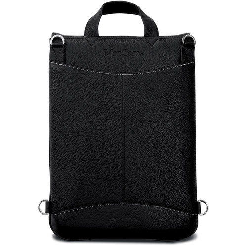 MacCase Premium Leather Briefcase (Black)