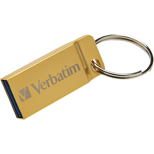 Verbatim 16GB Metal Executive USB 3.0 Flash Drive (Gold)