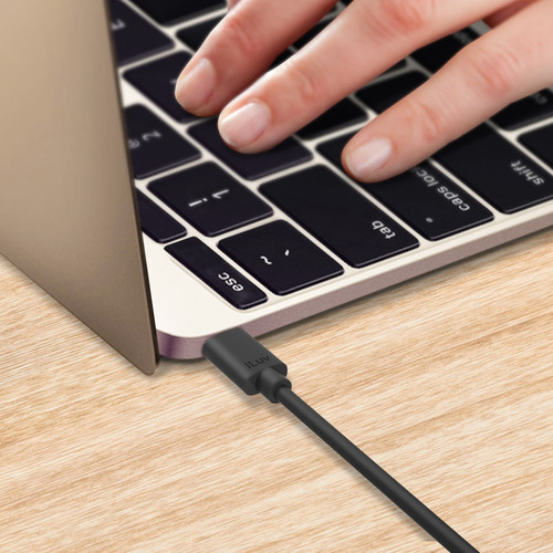 iLuv USB Type-C Male to USB Type-A Male Charge & Sync Cable (3')