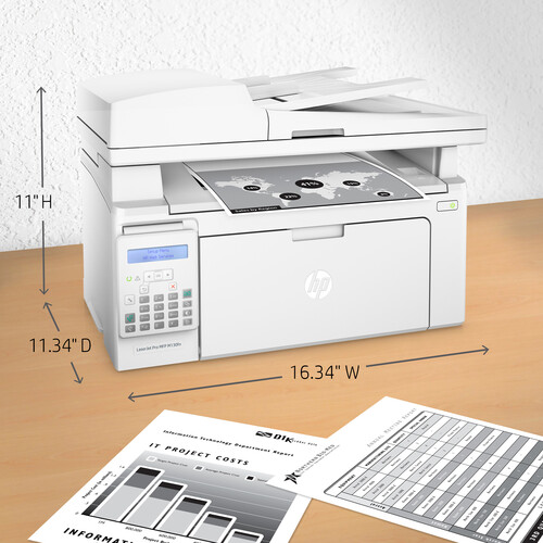 HP LaserJet Pro M130fn All-in-One Monochrome Laser Printer