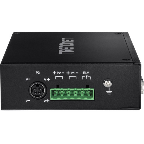 TRENDnet TI-PG62 6-Port Hardened Industrial Gigabit PoE+ DIN-Rail Switch