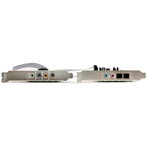 StarTech 7.1-Channel 24-bit 192 kHz PCIe Sound Card with Header Bracket & 10-Pin Cable
