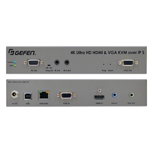 Gefen 4K Ultra HD HDMI & VGA KVM over IP Transmitter Unit