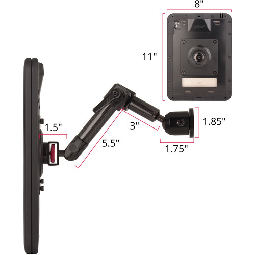 The Joy Factory MagConnect Universal Tablet Wall/Cabinet Mount with aXtion Pro Ultra Case for iPad Pro 9.7 & iPad Air 2