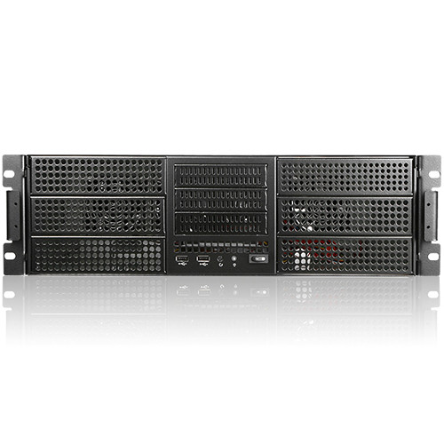 iStarUSA E-ATX Three 3.5" & Six 5.25" Bays Rackmount Chassis with 800W Redundant Power Supply (3 RU)