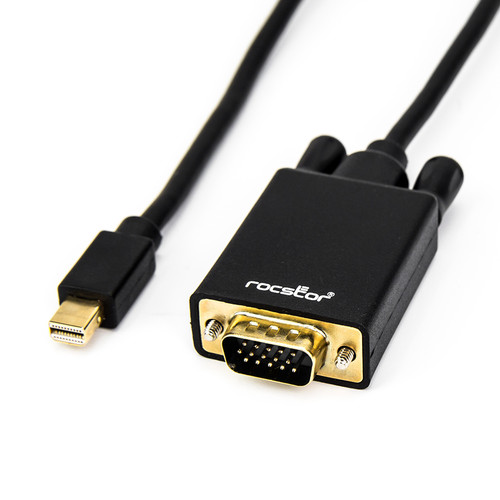 Rocstor Mini DisplayPort to VGA Male Cable (6')