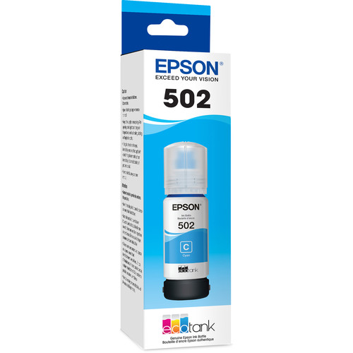 Epson T502 Cyan EcoTank Ink Bottle (70mL)