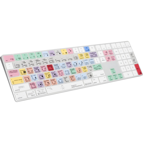 LogicKeyboard LogicSkin Adobe Photoshop CC Cover for Apple Magic Keyboard with Numeric Keypad (US English)