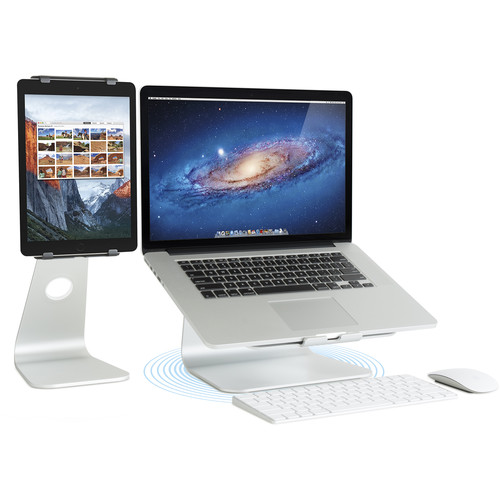 Rain Design mStand360 Laptop Stand with Swivel Base (Silver)