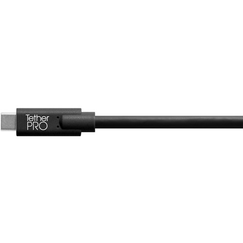 Tether Tools TetherPro USB Type-C Male to 8-Pin Mini-USB 2.0 Type-B Male Cable (15', Black)