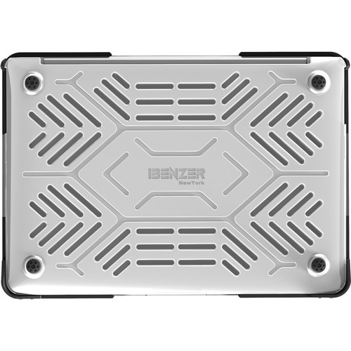 iBenzer Hexpact Case for MacBook Pro Retina 13 (Touch & Non-Touch Bar, Clear)