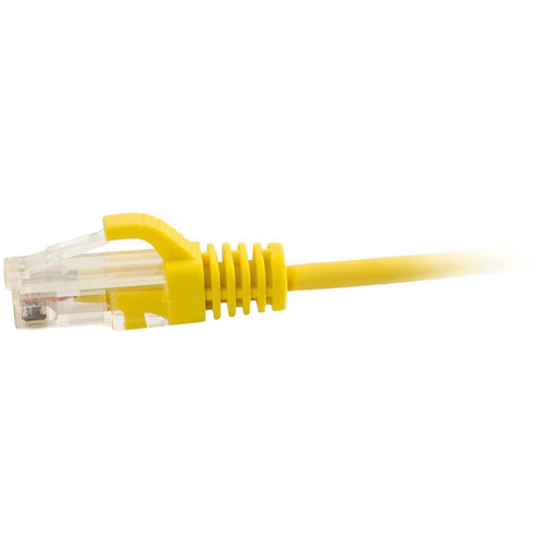 C2G RJ45 Male to RJ45 Male Slim Cat 6 Patch Cable (7', Yellow)