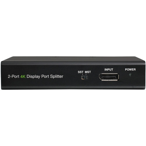 IOGEAR 2-Port DisplayPort 1.2 Graphics Splitter / Multi-Monitor MST Video Hub