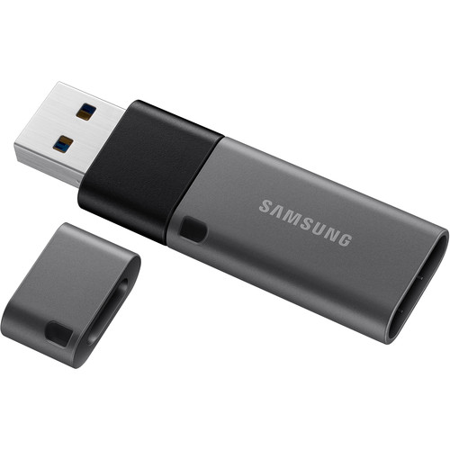 Samsung 256GB DUO Plus USB Type-C Flash Drive with USB Type-A Adapter