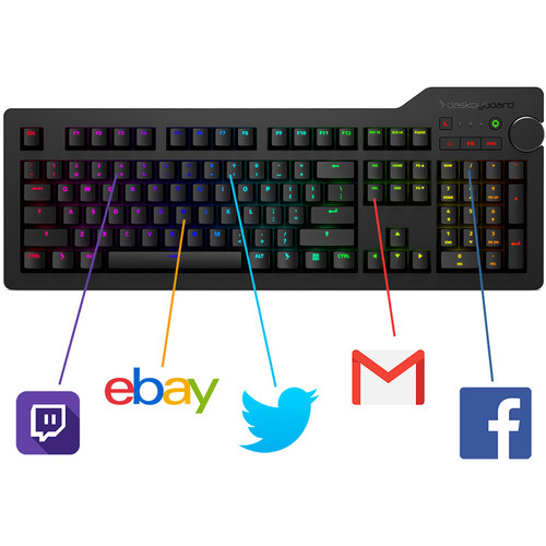Das Keyboard 4Q Smart Mechanical Keyboard (Cherry MX Brown RGB)