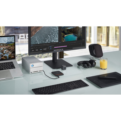LaCie 1TB Portable USB 3.1 Gen 2 Type-C External SSD