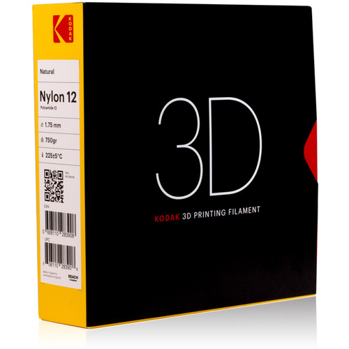 Kodak 1.75mm Nylon 12 Filament (750g, Natural)