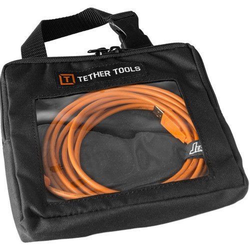Tether Tools Starter Tethering Kit with USB 3.0 Type-A to Type-C Cable (15', Orange)