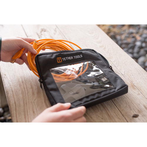 Tether Tools Starter Tethering Kit with USB 3.0 Type-A to Type-C Cable (15', Orange)