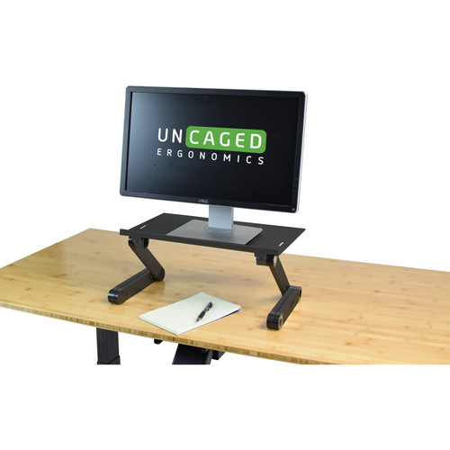 Uncaged Ergonomics WorkEZ Professional Laptop Stand (Black)