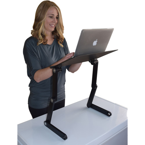Uncaged Ergonomics WorkEZ Professional Laptop Stand (Black)