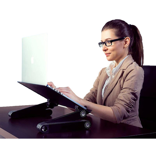 Uncaged Ergonomics WorkEZ Professional Laptop Stand (Black)