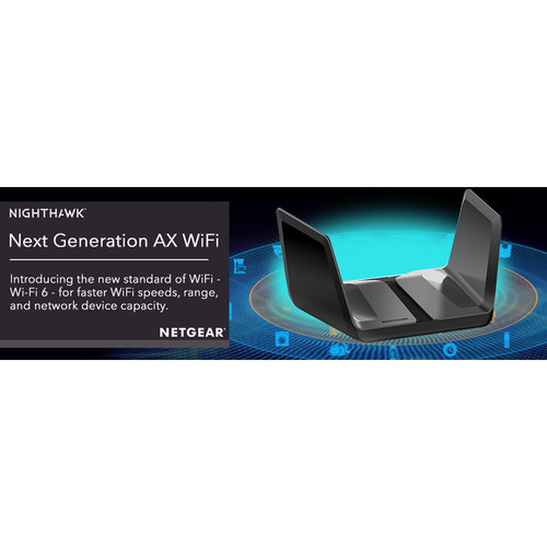 Netgear Nighthawk AX8 AX6000 Wi-Fi Router