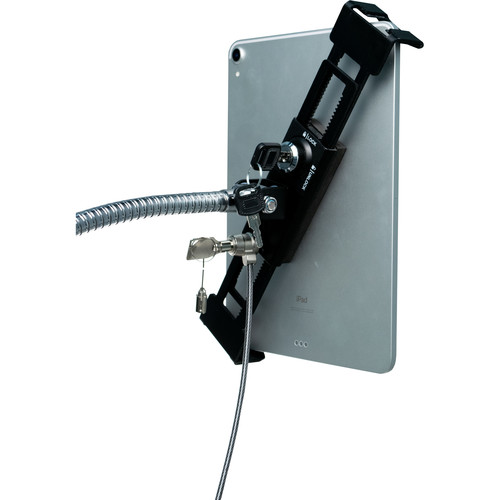 CTA Digital Heavy-Duty Security Gooseneck Clamp Stand for 7-13
