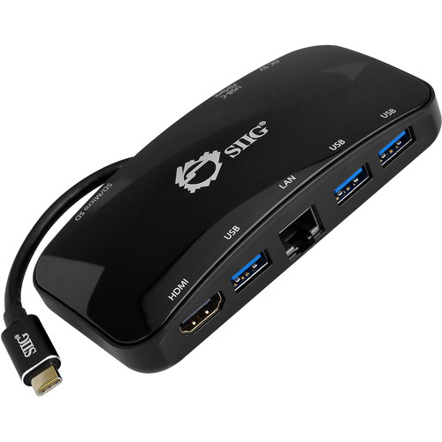 SIIG USB 3.0 Type-C Multifunction Mini Dock with Power Delivery