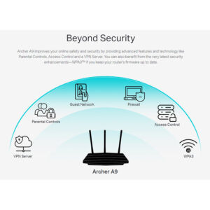 TP-Link Archer A9 AC1900 Dual-Band MU-MIMO Gigabit Wi-Fi Router