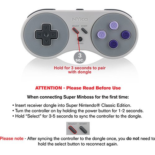 Nyko Super Miniboss Controller for SNES Classic Edition
