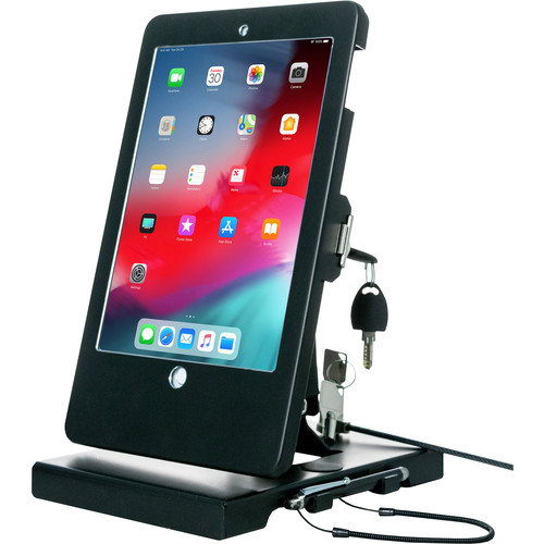 CTA Digital Flat-Folding Tabletop Security Stand for Apple iPad (5th- and 6th Gen), 9.7