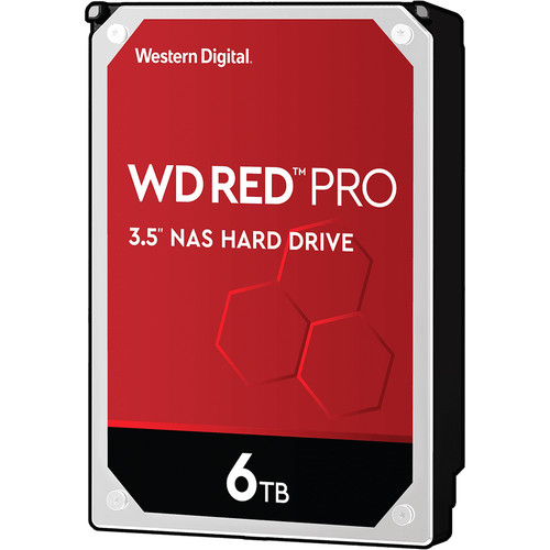 WD 6TB Red Pro 7200 rpm SATA III 3.5" Internal NAS HDD (Retail)