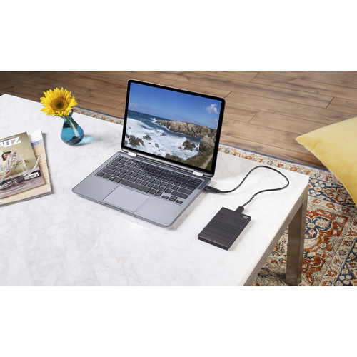 Seagate 2TB Backup Plus Slim USB 3.0 External Hard Drive (Black)