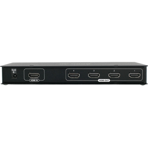 IOGEAR 4-Port Cinema 4K HDMI Splitter with Cables