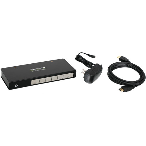 IOGEAR 4-Port Cinema 4K HDMI Splitter with Cables