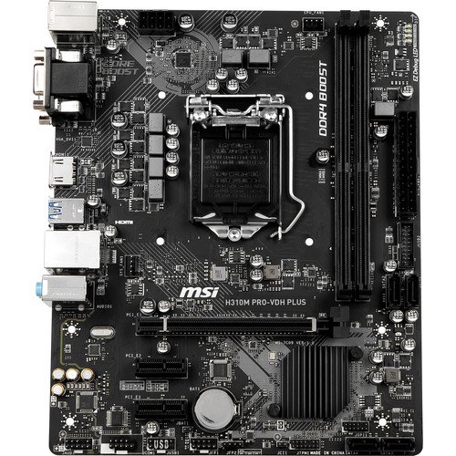 MSI H310M PRO-VDH PLUS LGA 1151 Micro-ATX Motherboard
