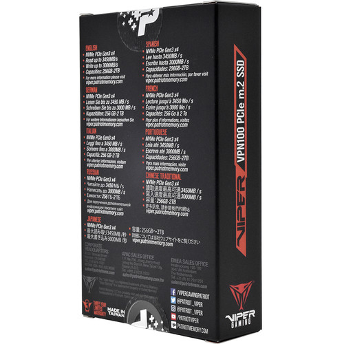 Patriot 512GB VPN100 M.2 2280 PCIe SSD