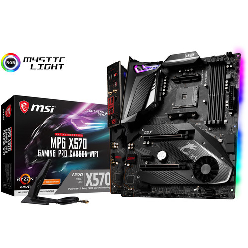 MSI MPG X570 GAMING PRO CARBON WIFI AM4 ATX Motherboard