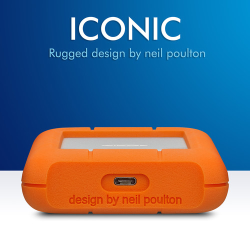 LaCie 4TB Rugged USB 3.1 Gen 1 Type-C External Hard Drive