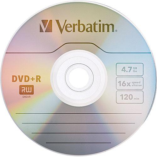 Verbatim DVD+R 4.7GB 16x Disc (50 Pack)