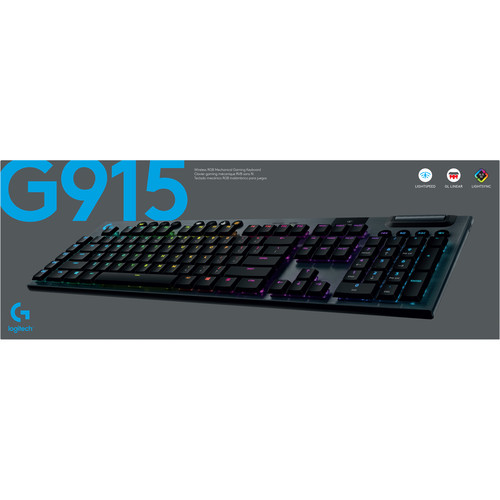 Logitech G G915 LIGHTSPEED Wireless RGB Mechanical Gaming Keyboard (GL Linear)