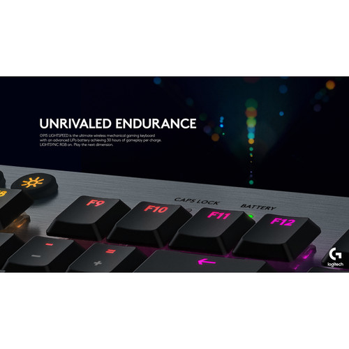 Logitech G G915 LIGHTSPEED Wireless RGB Mechanical Gaming Keyboard (GL Linear)