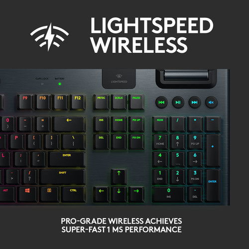 Logitech G G915 LIGHTSPEED Wireless RGB Mechanical Gaming Keyboard (GL Linear)